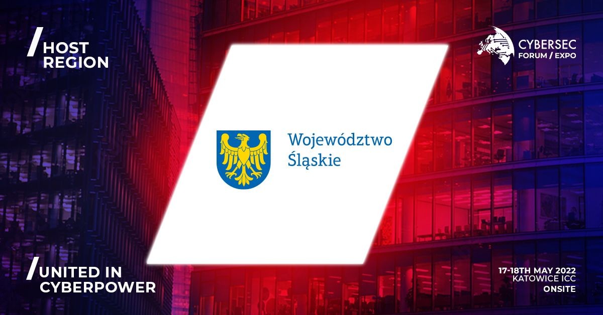  Województwo Śląskie zostało Regionem Gospodarzem wydarzenia CYBERSEC FORUM/EXPO 2022, które odbędzie się w dniach 17-18 maja w Międzynarodowym Centrum Kongresowym w Katowicach. 